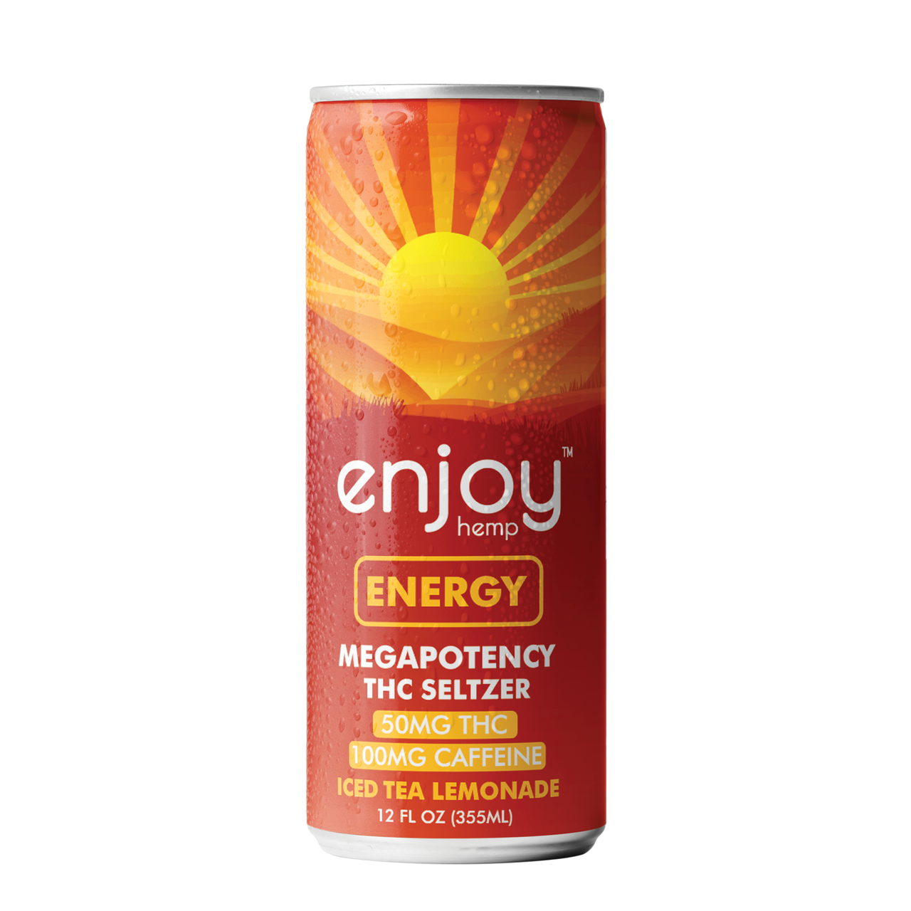Enjoy Hemp Mega Potency THC:Caffeine Energy Seltzer 50mg