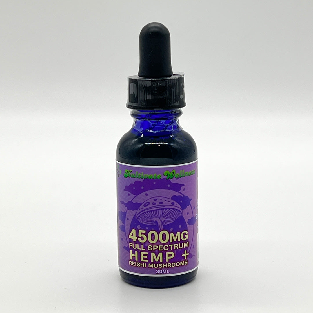Kultivate Wellness 4500mg Full Spectrum CBD Oil + Reishi Mushroom
