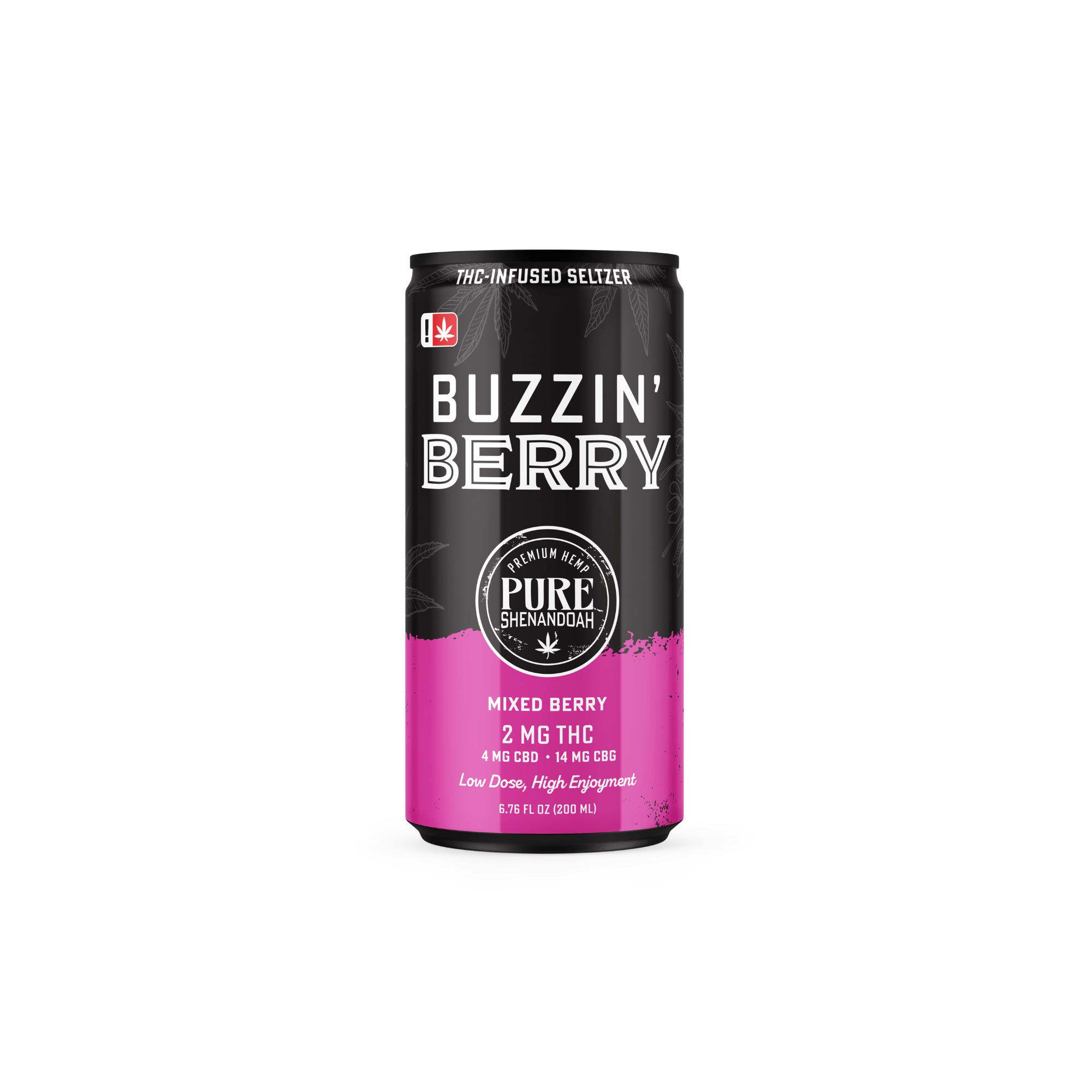Pure Shenandoah Micro-Dose THC Seltzer 2mg