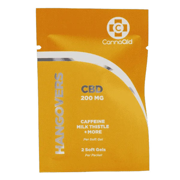 CannaAid CBD Hangover Relief Vegan Capsules 2pk