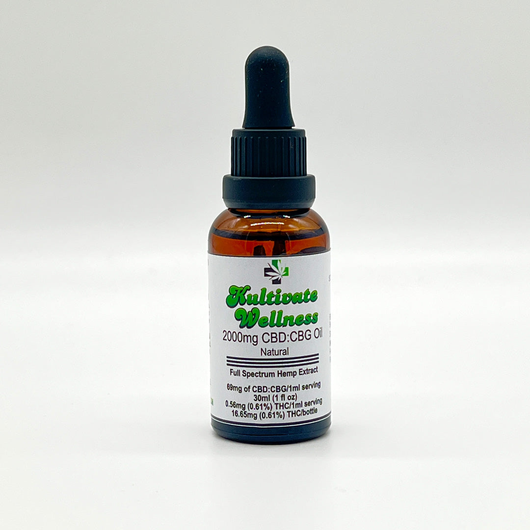 CALSIS CBDオイル　200本セット Kultivate Wellness 2000mg Full Spectrum CBG : CBD Oil