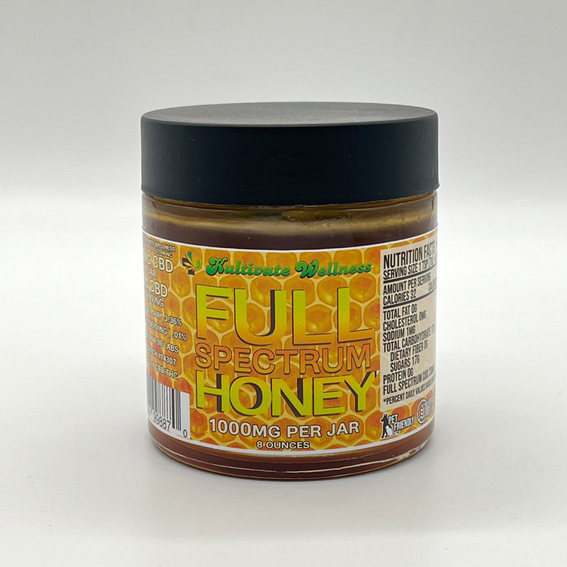 KW Full Spectrum CBD Honey 1000mg Kultivate Wellness