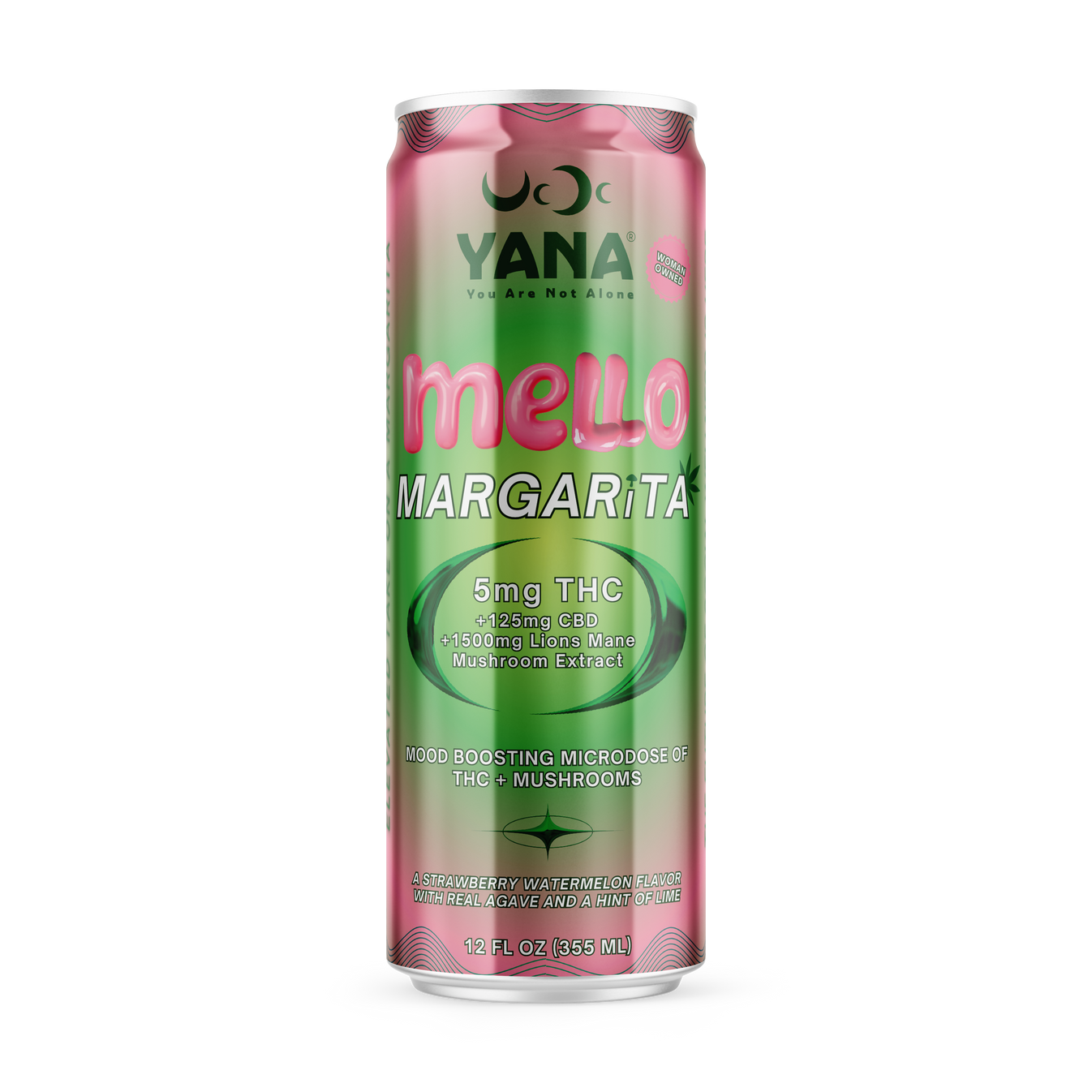 Yana Wellness Mellow Margarita THC Sparkling Water 5mg