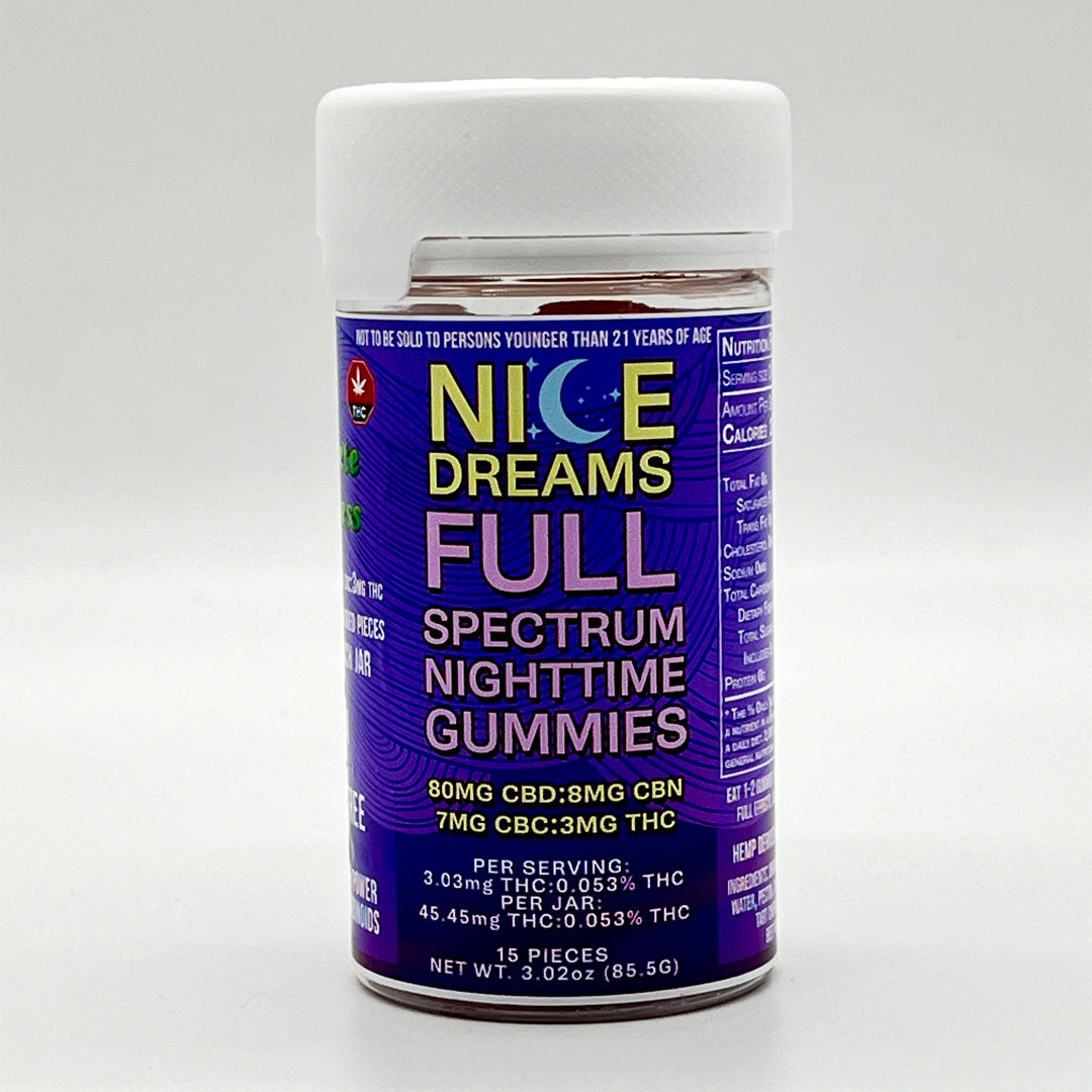 STRONGER* Kultivate Wellness Nice Dreams CBD:CBN:CBC:THC Sleep Gummie