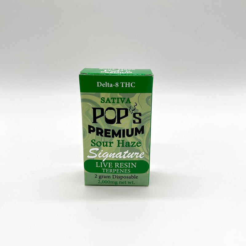 Pop's Premium Live Resin Dee8 Disposable 2g Pop's Premium