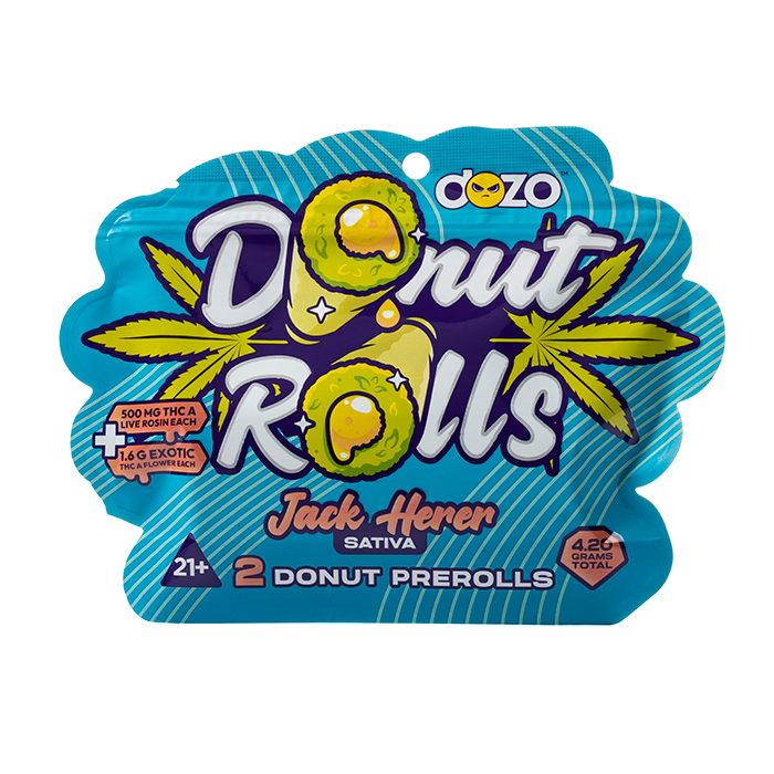 Dozo THCA Live Rosin Infused Prerolls 4.2g