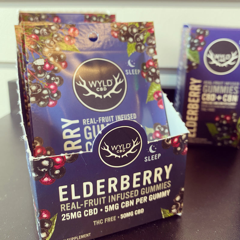 Wyld Elderberry CBD+CBN Sleep Gummies Wyld