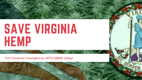 ? Virginia Senate Bill 591 Update: Save Virginia Hemp? Kultivate Wellness