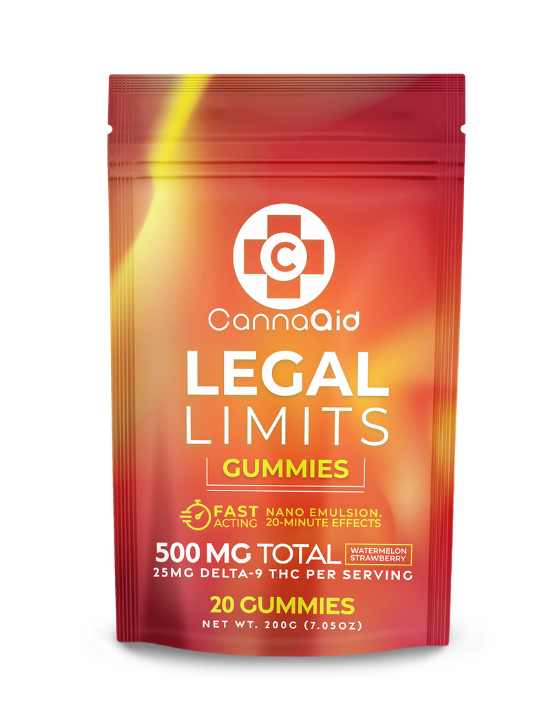 CannaAid Dee9 Legal Limits Gummies 25mg - Kultivate Wellness