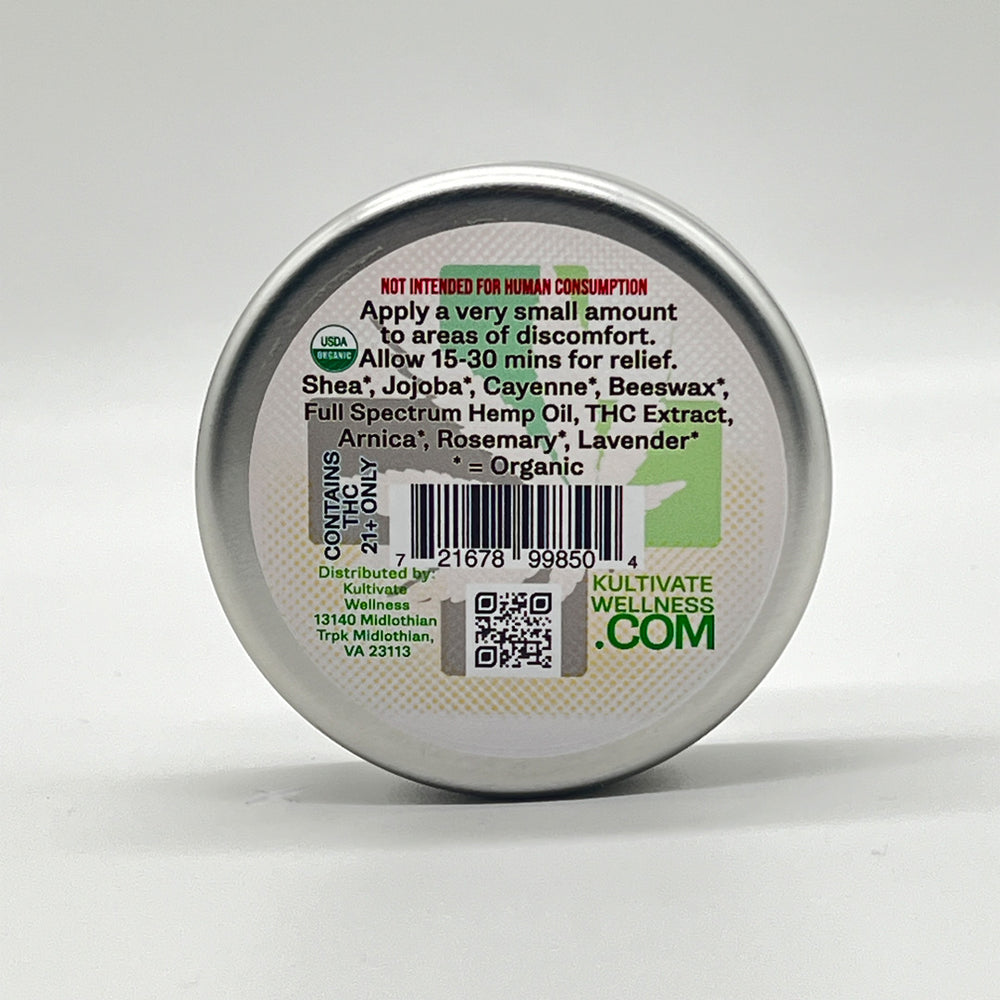 Kultivate Wellness THC:CBD Balm 1350mg
