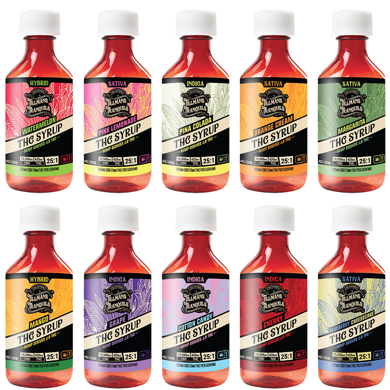 Tillmans Tranquils 25:1 CBD:THC Fast-Acting Syrup 10920mg Tillmans Tranquils