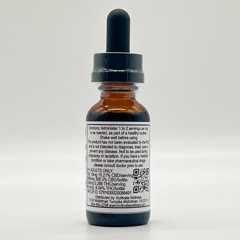 Kultivate Wellness 3000mg Full Spectrum CBD Oil