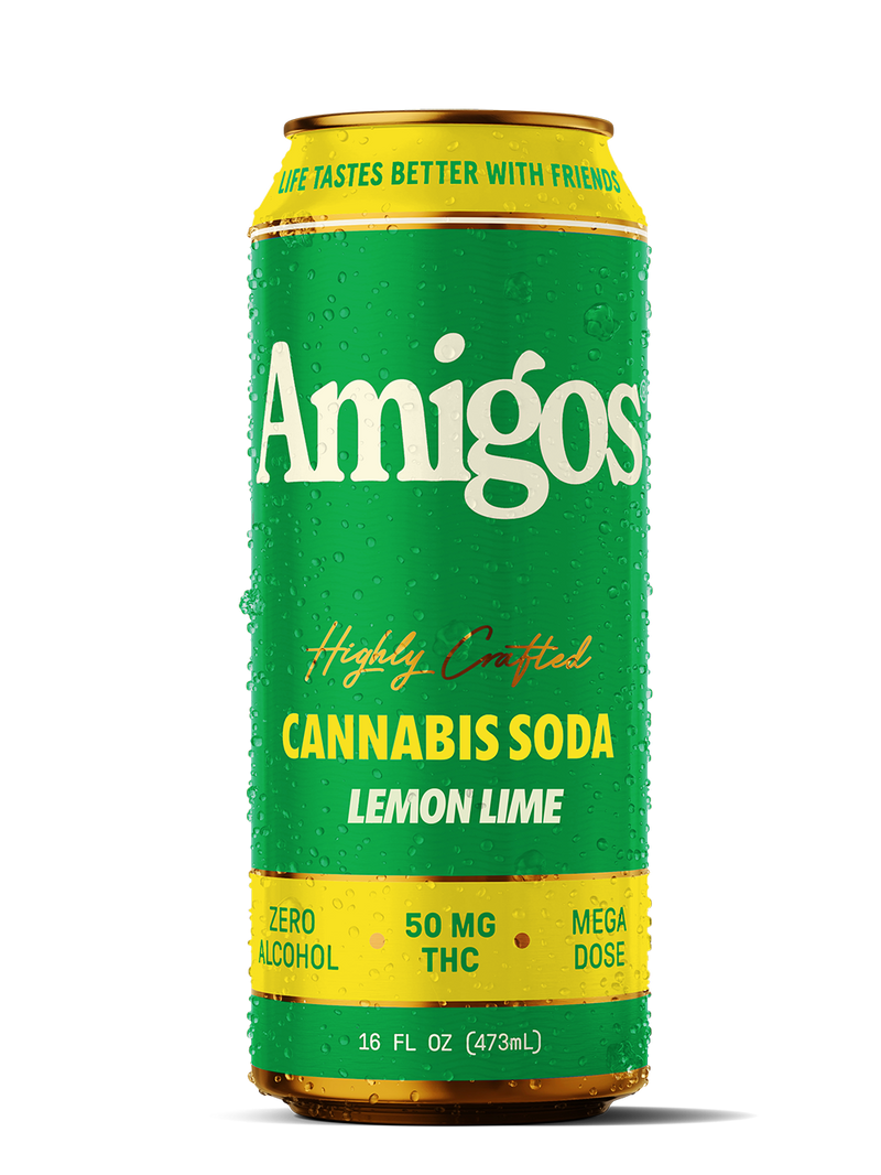 Amigos Highly Crafted Cannabis Infused Soda 50mg Amigos Highly Crafted Cannabis Infused Soda 50mg