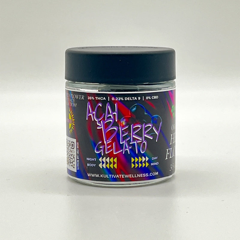 Kultivate Wellness Acai Berry Gelato Premium THCA Hemp Flower Kultivate Wellness