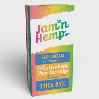Jam'N Hemp High Potency Live Resin THCA Cartridge 1g