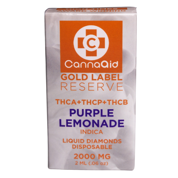 CannaAid Gold Label Reserve THCA + THCP + THCB Disposable 2ml Cannaaid