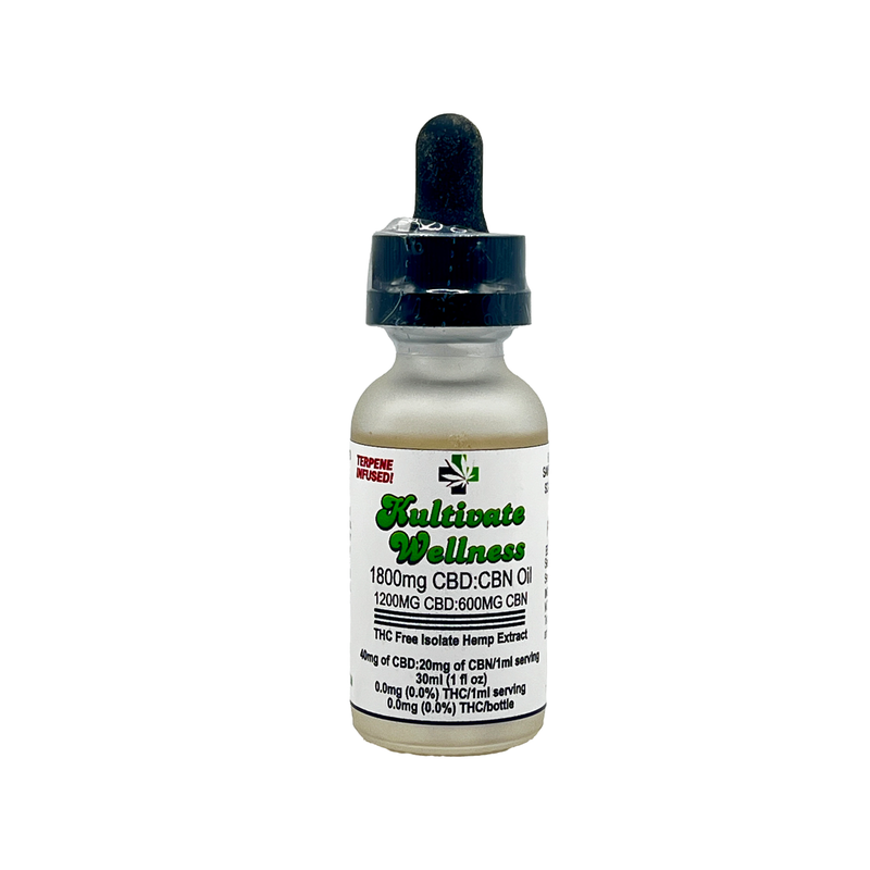 Kultivate Wellness Broad Spectrum CBN:CBD Terpene Infused Tincture 180