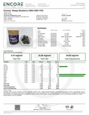 SimpleLeaf THC+CBN+CBD Blueberry Dreams Sleep Gummies Blueberry 35mg - Kultivate Wellness