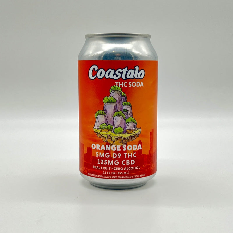 Coastalo CBD:THC Infused Orange Soda 5mg