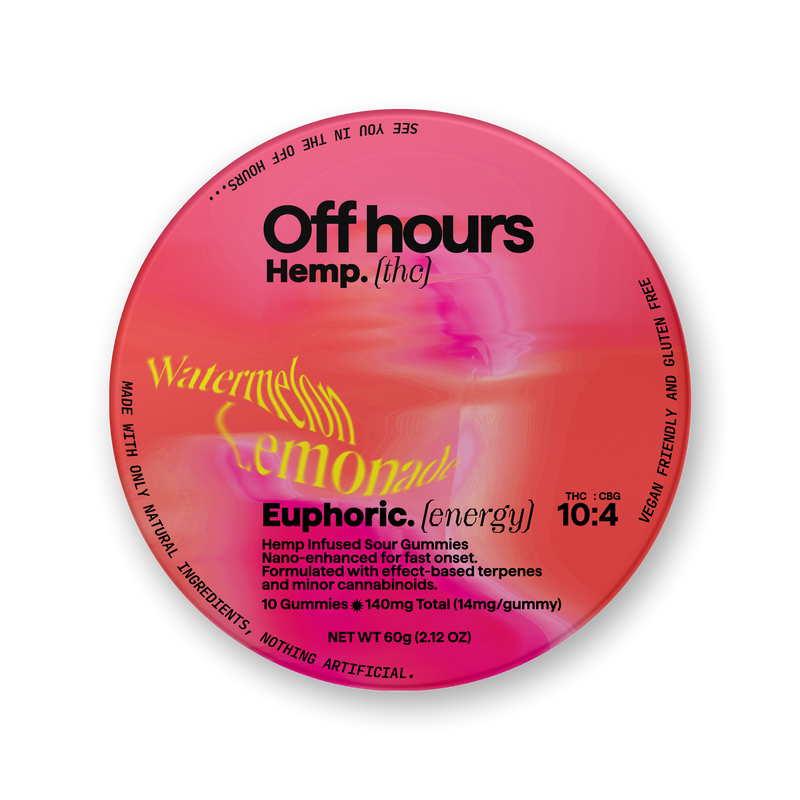 Off Hours THC Infused Nano Sour Gummies - Euphoric Bad Days