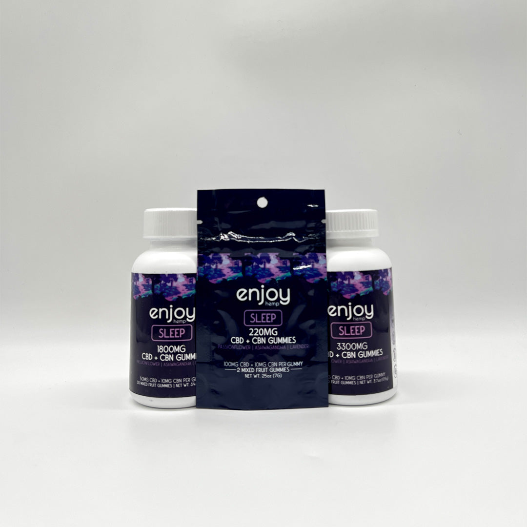Enjoy Hemp CBD + CBN + Lavender + Passionflower + Ashwagandha Sleep Gu