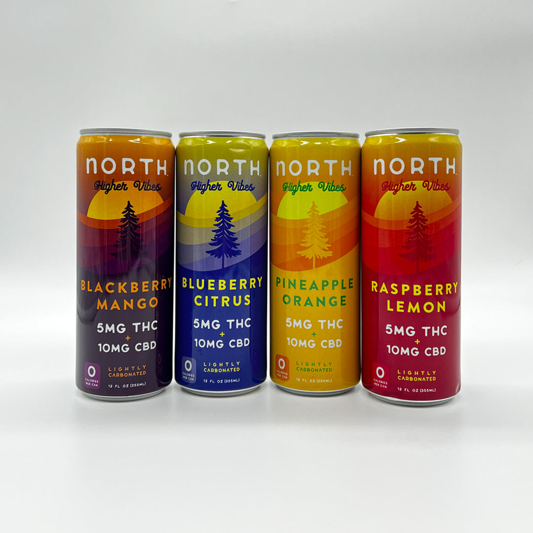 North Vibes Higher Vibes Dee9 Sparkling Water - Kultivate Wellness