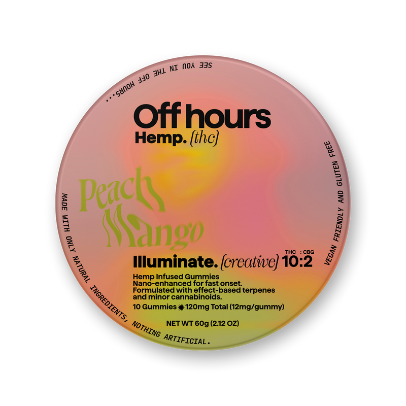 Off Hours THC Infused Nano Sour Gummies - Creative Bad Days