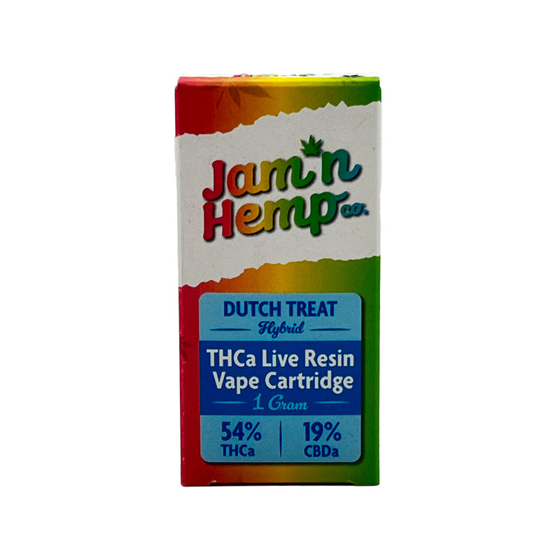 Jam'N Hemp Live Resin THCA Cartridge 1g Jam'N Hemp