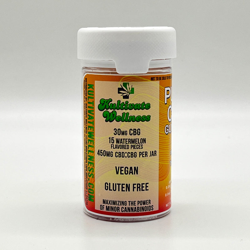NEW* Kultivate Wellness Pure CBG Watermelon Gummies 30mg