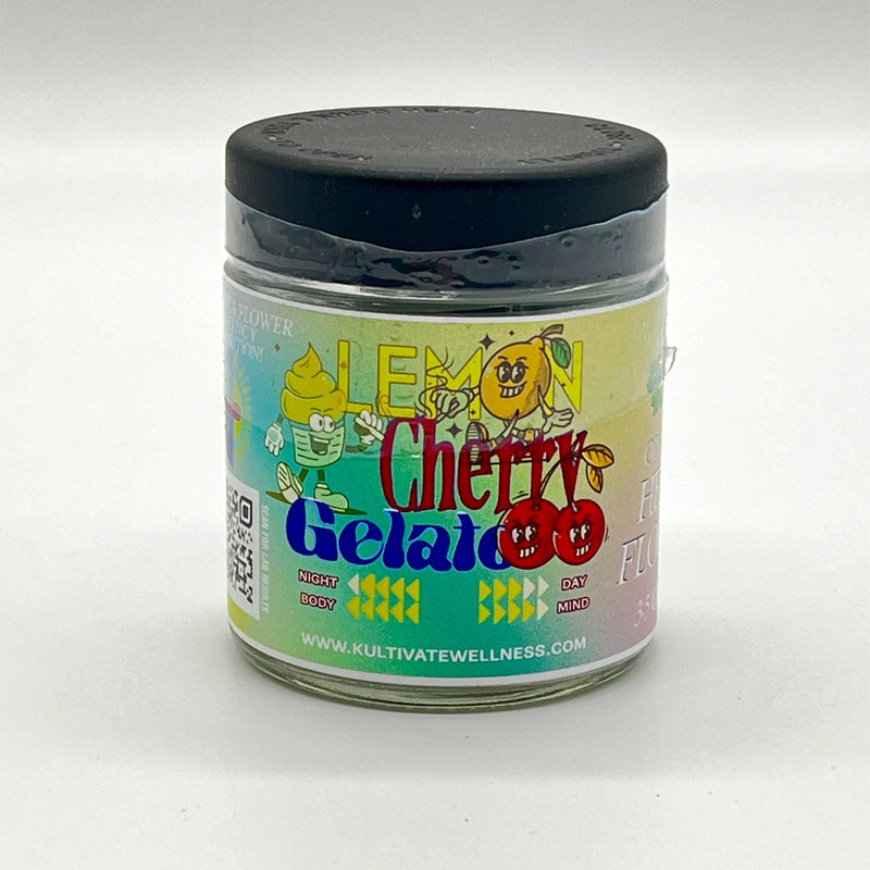 Kultivate Wellness Lemon Cherry Gelato Premium THCA Hemp Flower 3.5g Kultivate Wellness