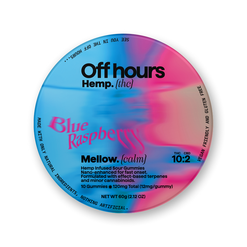 Off Hours THC Infused Nano Sour Gummies - Mellow Bad Days
