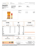 Blazin THCa Live Resin Liquid Diamond Vape Cartridges 1g Mints