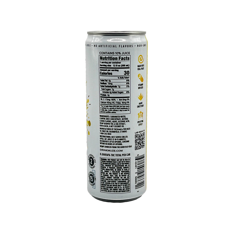 MUZE THC:CBG Micro Dose Sparkling Water 2mg