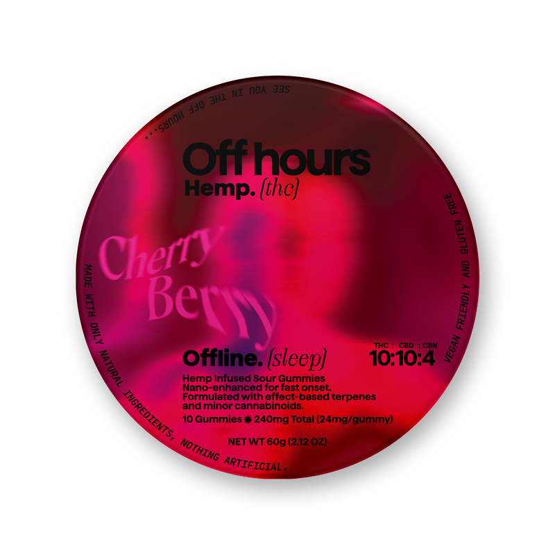 Off Hours THC Infused Nano Sour Gummies - Offline Bad Days
