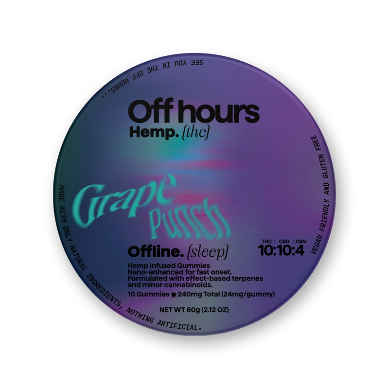 Off Hours THC Infused Nano Sour Gummies - Offline - Kultivate Wellness