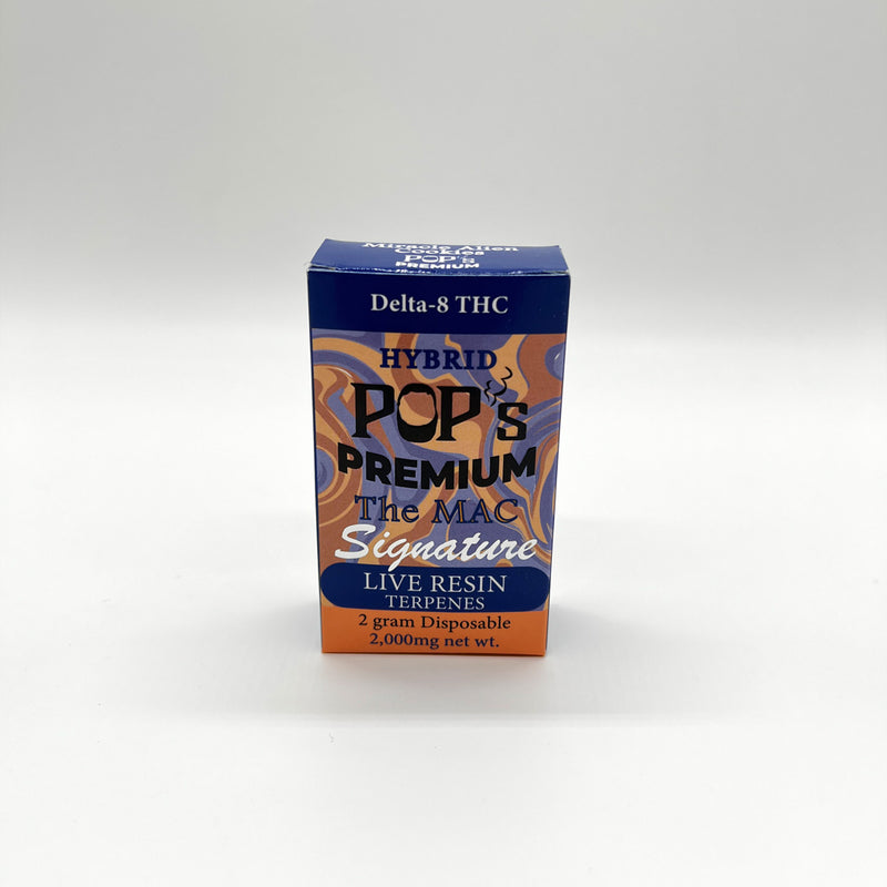 Pop's Premium Live Resin Dee8 Disposable 2g Pop's Premium