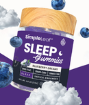 SimpleLeaf THC+CBN+CBD Blueberry Dreams Sleep Gummies Blueberry 35mg SimpleLeaf