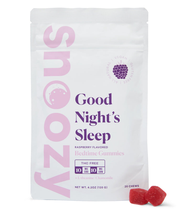 Snoozy CBN+CBD THC Free Sleep Gummies Snoozy