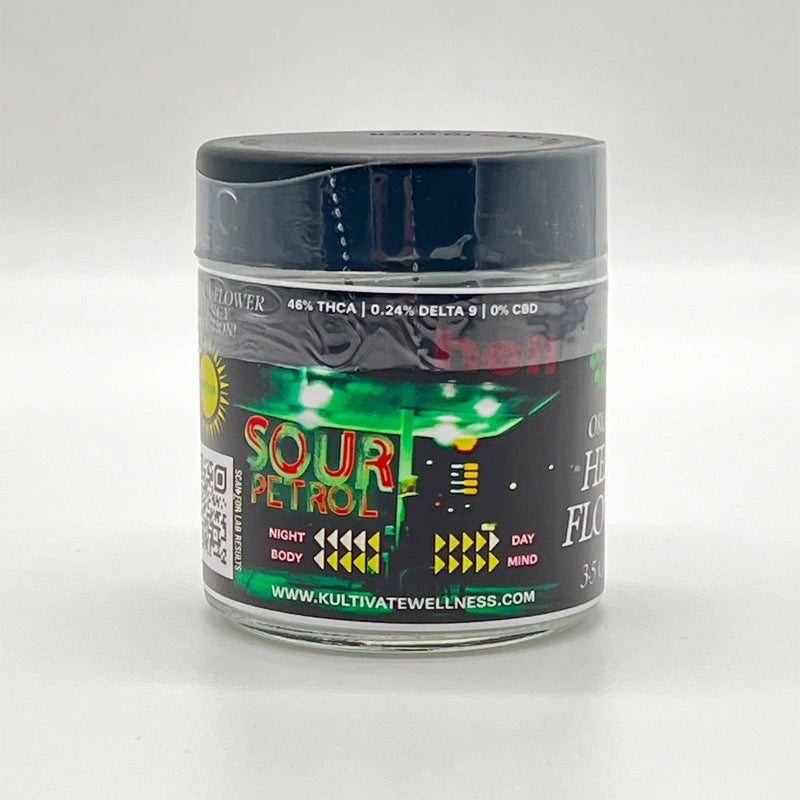 Kultivate Wellness Sour Petrol Premium THCA Hemp Flower Kultivate Wellness