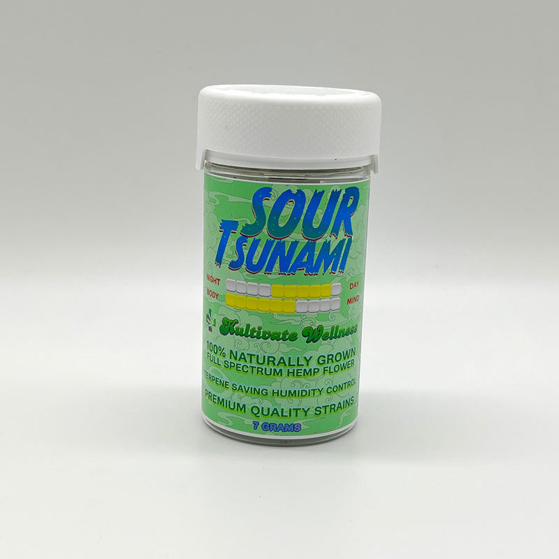 KW Sour Tsunami Premium Hemp Flower Kultivate Wellness