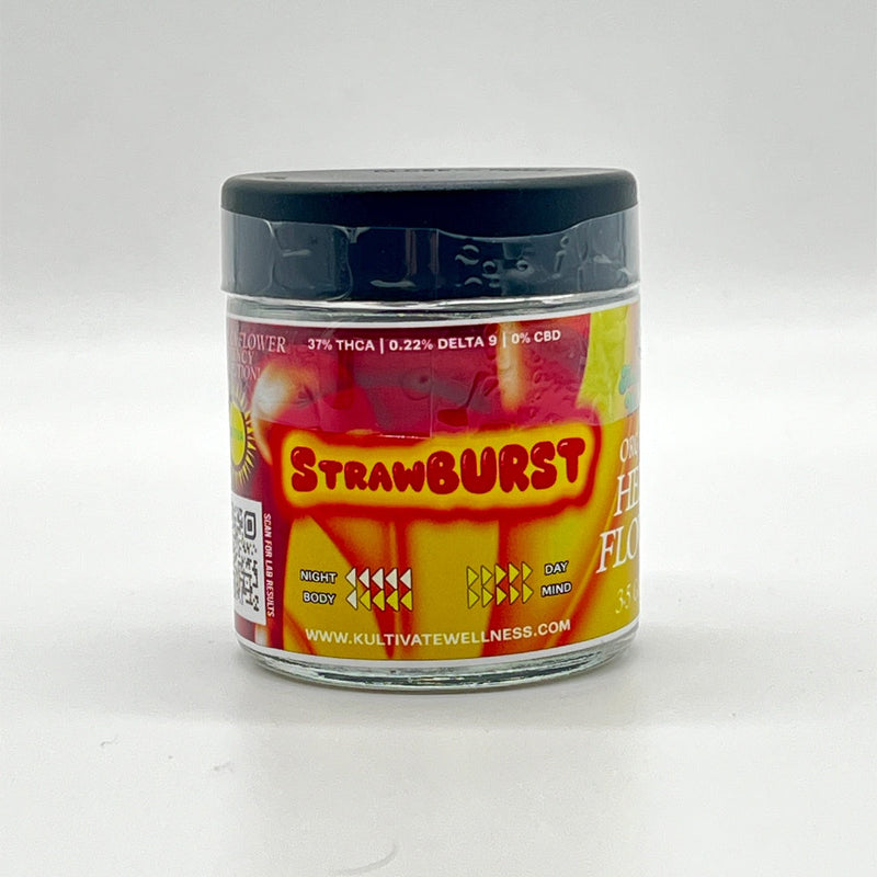 Kultivate Wellness Strawburst Premium THCA Hemp Flower Kultivate Wellness
