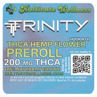 Kultivate Wellness Trinity THCA Hemp Flower Pre-Roll Kultivate Wellness