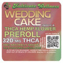 Kultivate Wellness Wedding Cake Premium THCA Hemp Flower King Size Pre-Roll Kultivate Wellness