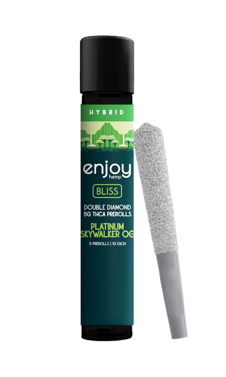 Enjoy Hemp Double Diamond Mega Potency THCA 1g Pre-Rolls 5pk