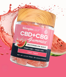 SimpleLeaf CBD:CBG Watermelon Gummies 50mg Kultivate Wellness
