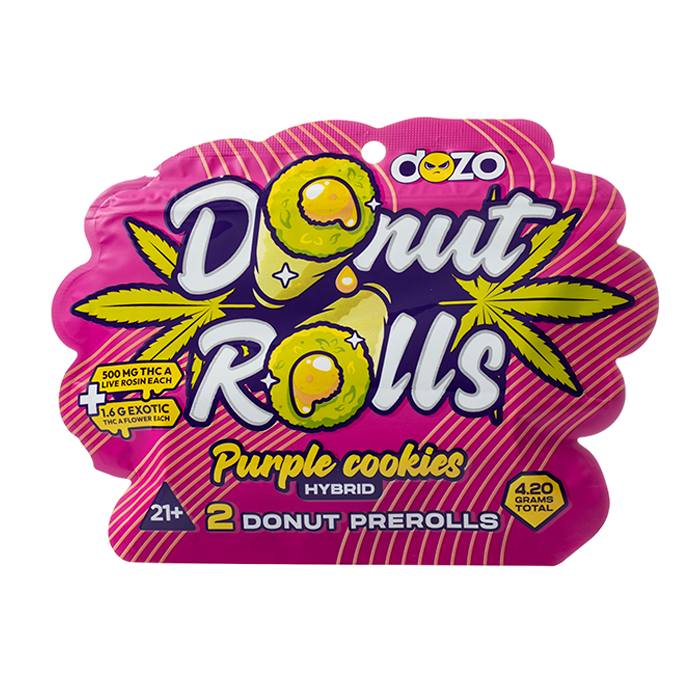 Dozo THCA Live Rosin Infused Prerolls 4.2g