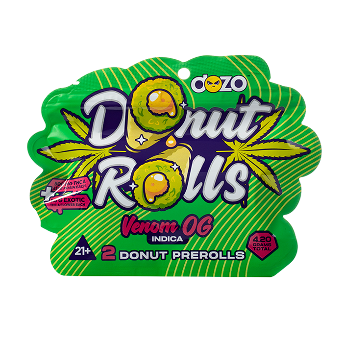 Dozo THCA Live Rosin Infused Prerolls 4.2g