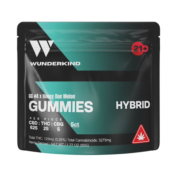 Wunderkind 25:1 CBD:THC Hybrid Gummies 655mg Wunderkind