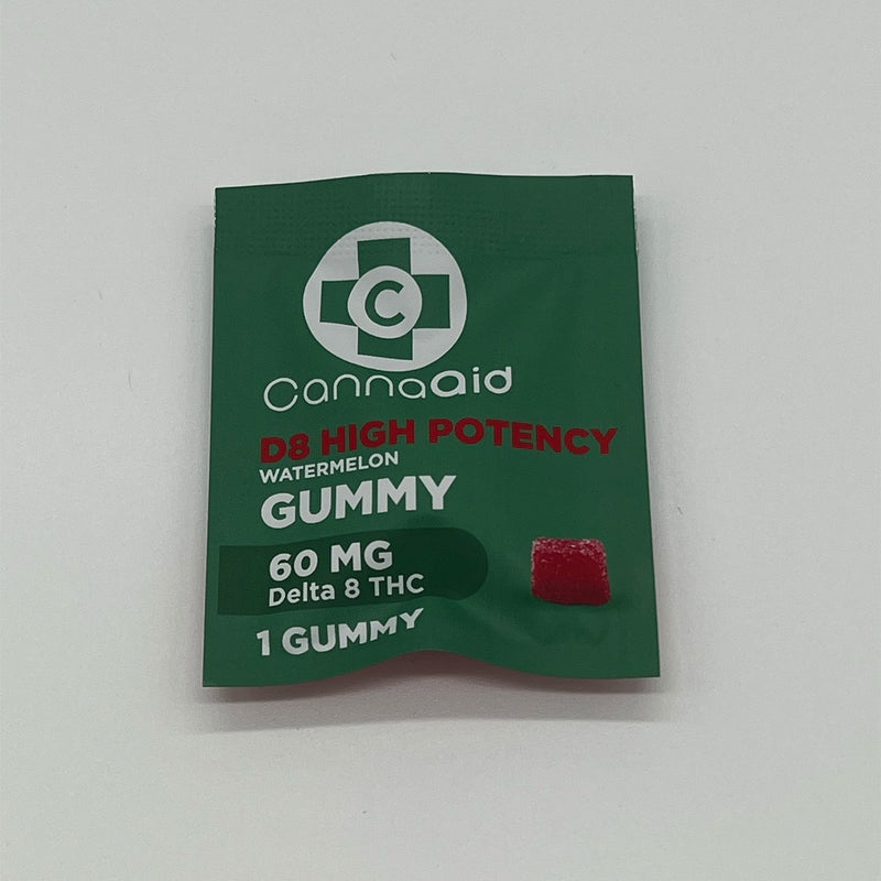 CannaAid Single Serving Dee8 Gummy 60mg Cannaaid