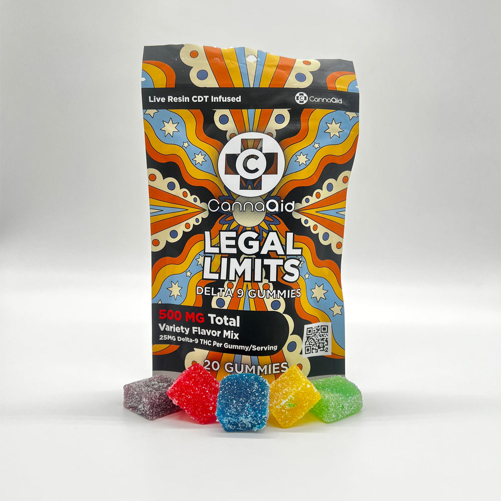 CannaAid Dee9 Legal Limits Gummies 25mg - Kultivate Wellness